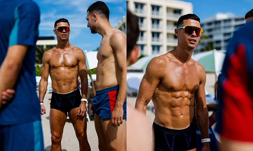 Ronaldo khoe body ‘không tuổi’ trên bãi biển Mỹ trước thềm World Cup 2026 - hình ảnh - jun88play.vip