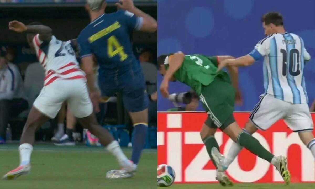 Messi Bị Réo Tên Khi Tiền Đạo Mỹ Nhận Thẻ Đỏ Ở World Cup 2026 - hình ảnh - jun88play.vip