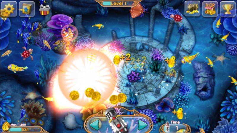 Kho vũ khí game bắn cá ola khá đa dạng